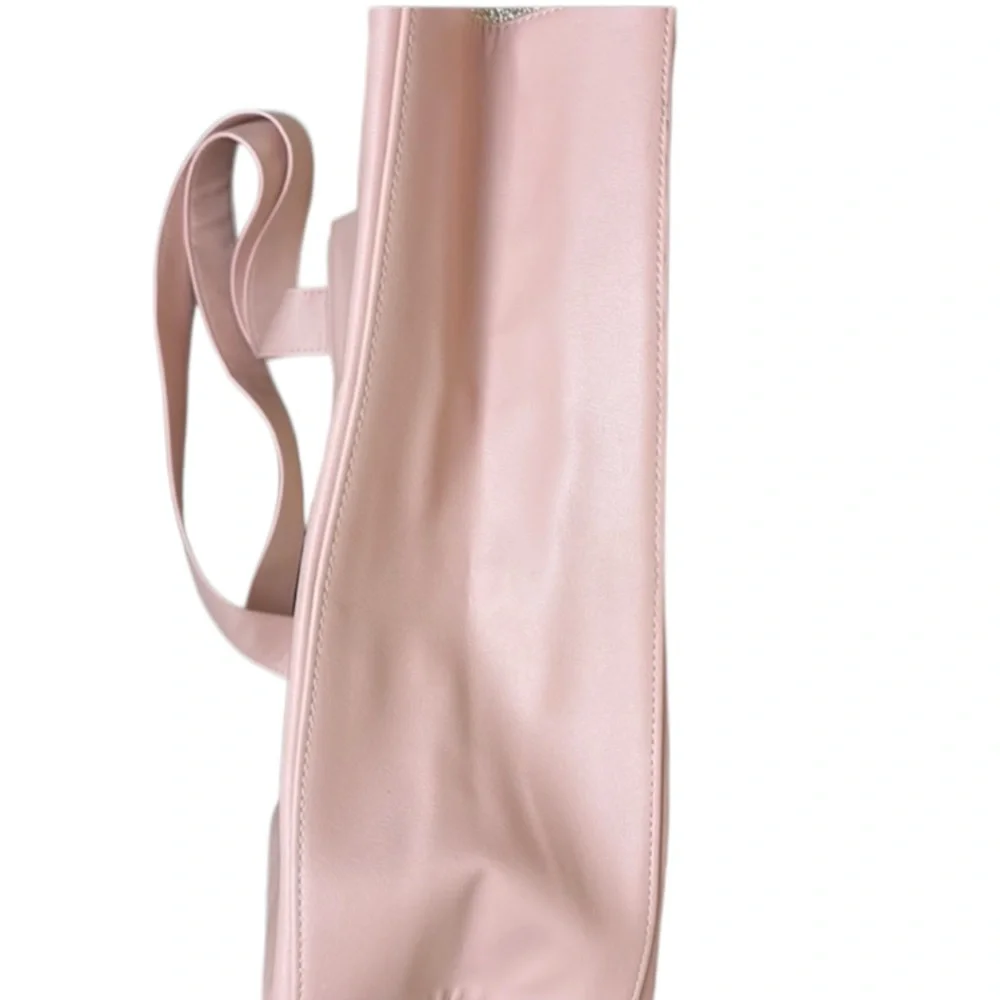 Jimmy Choo Parfums Pink Sparkle Gold Tote Bag Trending Luxe Aprox 18”x12”x4 1/2”